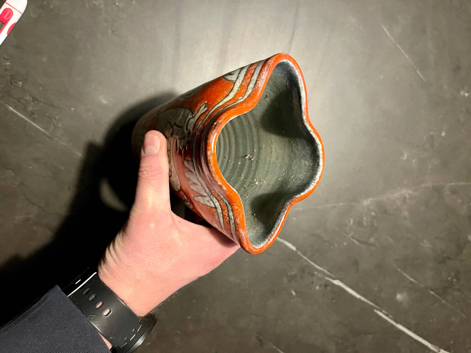 Vintage 1960 Italian ceramic vase