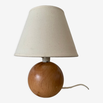 Lampe à poser en bois