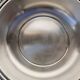 Antique round hollow metal silver plated dish st medard signed
