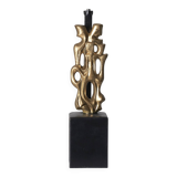 Pied de lampe sculpture Philippe Gabriel Papineau