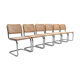 Série de 6 chaises Cesca B32 Marcel breuer Italie