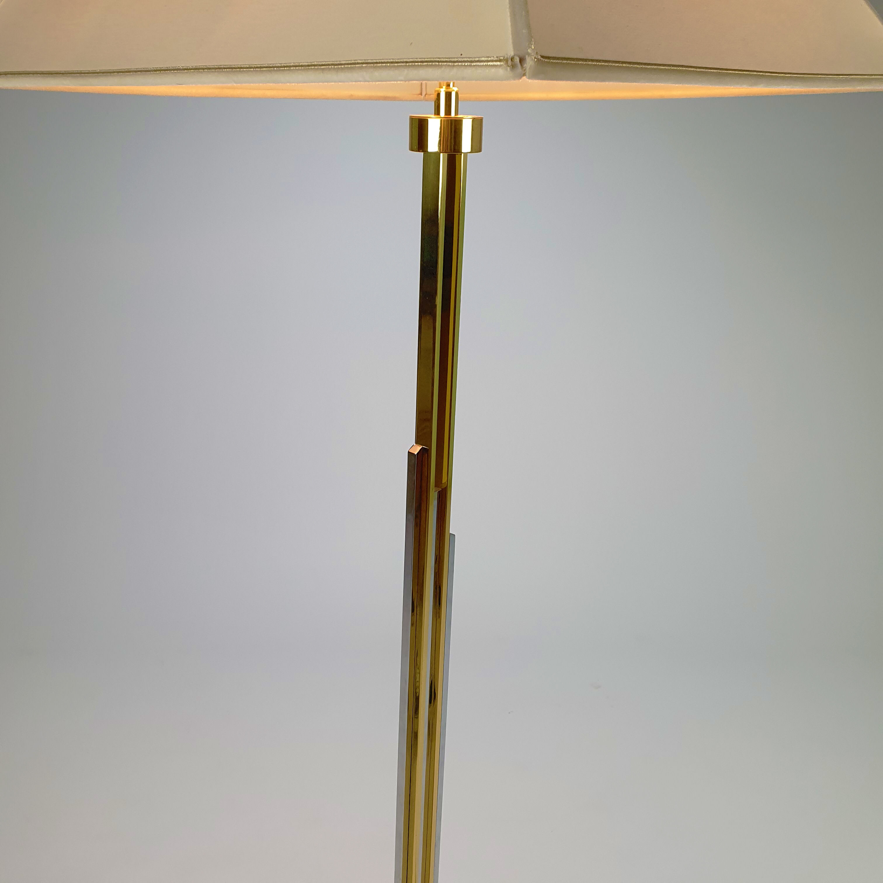Large Brass Hollywood Regency Floorlamp, 1970s