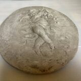 Bas-relief cherub angel