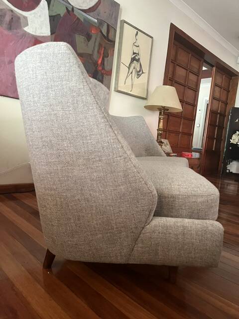 Danish three-seater sofa. Arne Wahl Iversen for Hans Hansen 1954.