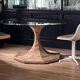Vivai del Sud rattan bamboo table from the 70s