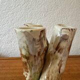 Majolica tripod vase early 20th