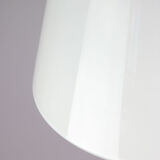 Vintage opaline glass pendant lamp, 1970s