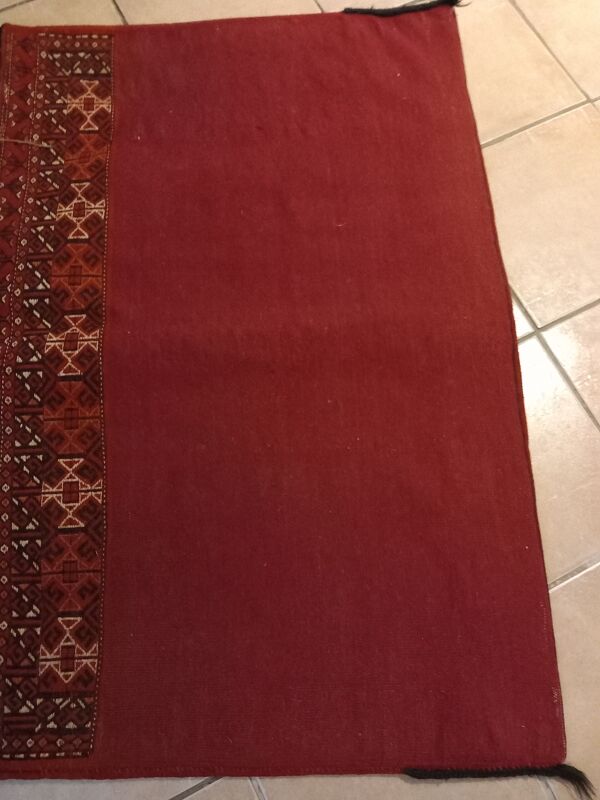 Tapis oriental sacoche selle de dromadaire turkmen 75 cm X 112 cm