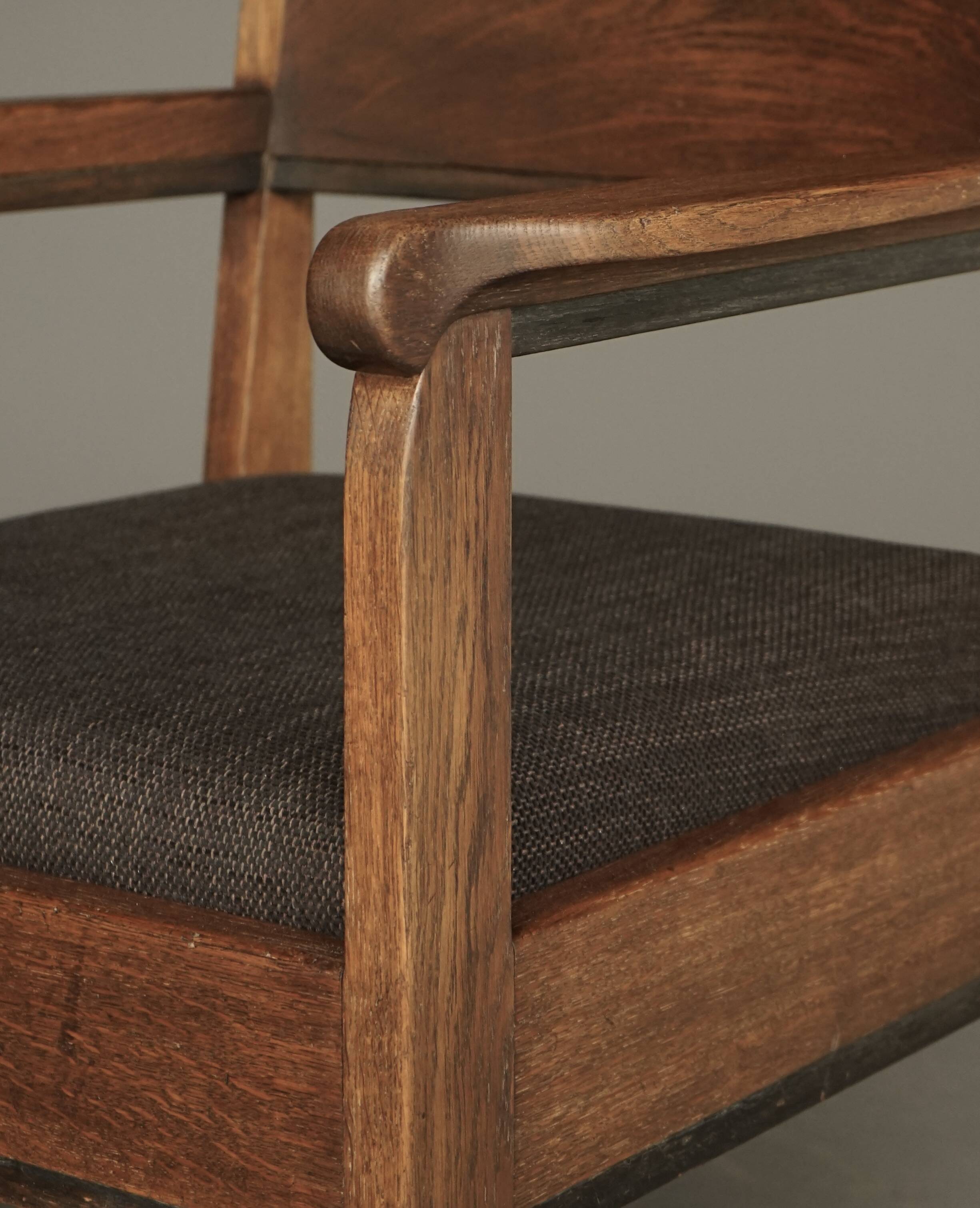 Low Art Deco Armchair by Hendrik Fels for L.O.V. Oosterbeek, 1930s