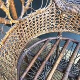 Rattan armchair emmanuelle