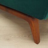 Fauteuil vert, design danois, années 1970, production : Danemark