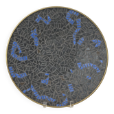 Assiette murale en mosaïque du milieu du siècle par W. Zimmermann pour Ritter