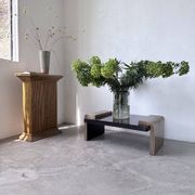 Art Deco coffee table in lacquer and brass