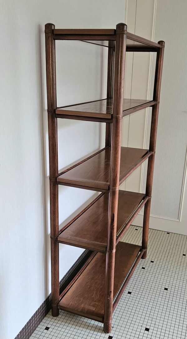 Etagère en bambou vintage