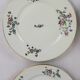 6 flat plates with cornflower decoration