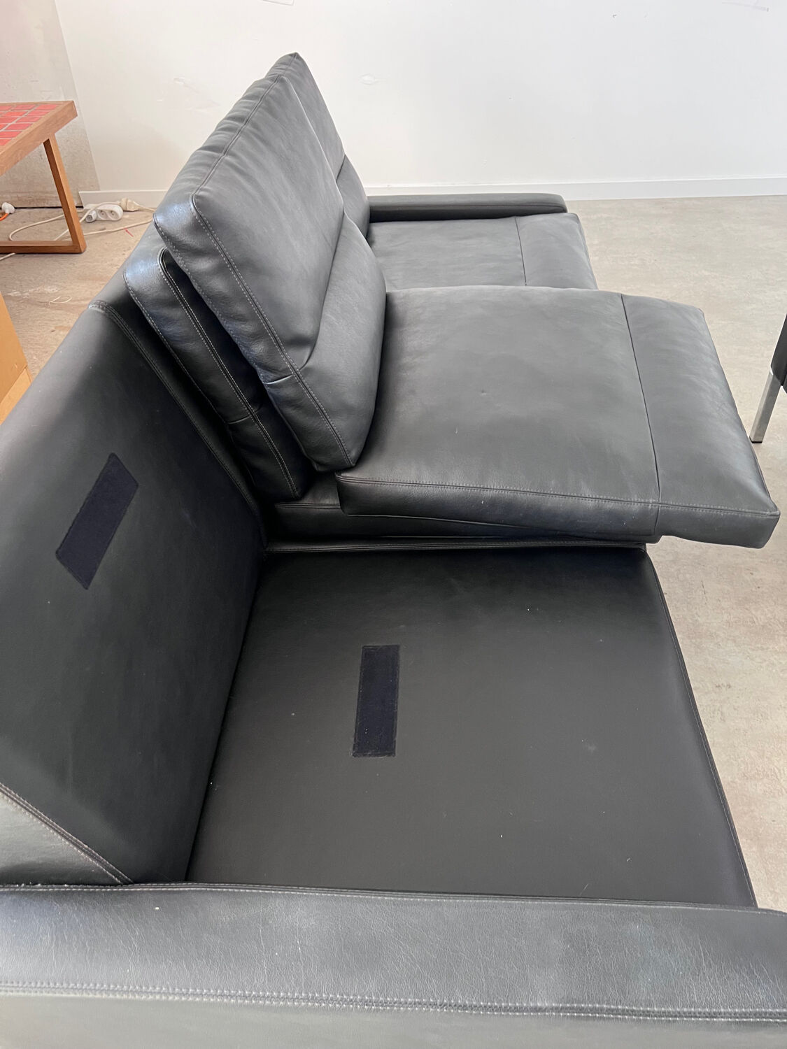 Leather Sofa and Armchair design Hans Peter Piehl for Wilkhahn 60s