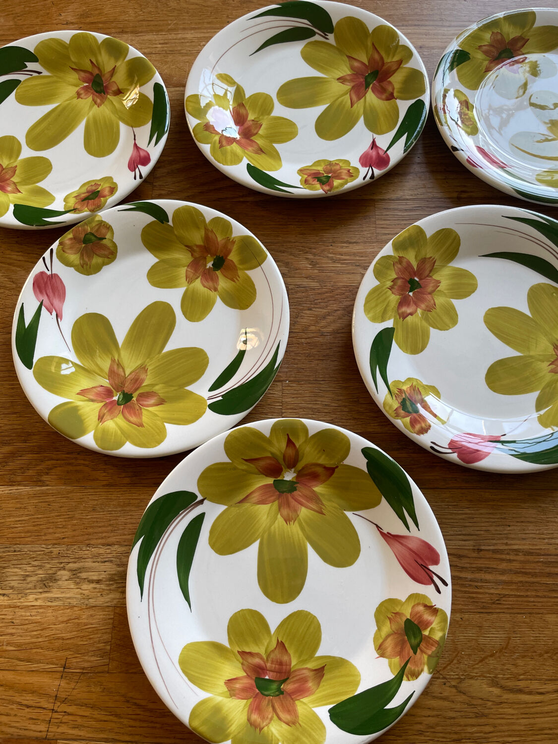 6 Ceramica San Marciano dessert plates