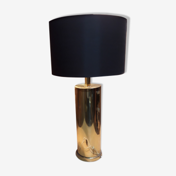Lampe cylindrique en métal, 1970