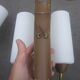 Pair  of wall light double year 60