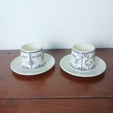 Set of 2 egg cups, Copenhagen decor
