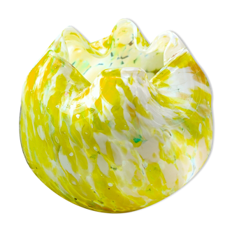 Yellow Clichy vase.