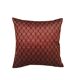 Burgundy and orange Kachin cushion cover (RIDA)