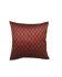 Burgundy and orange Kachin cushion cover (RIDA)