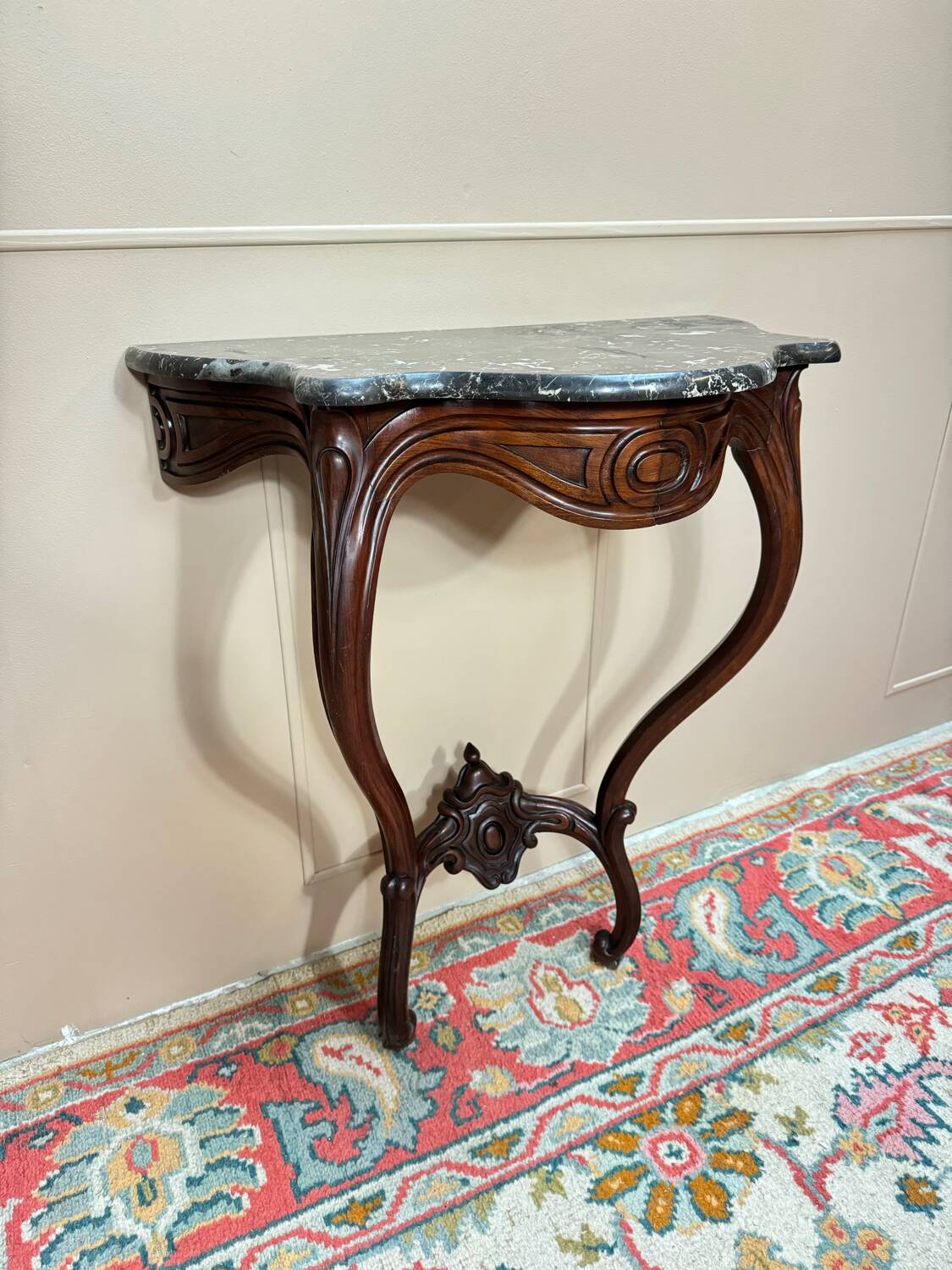 Mahogany Console from the Napoleon III Period, 19th Century