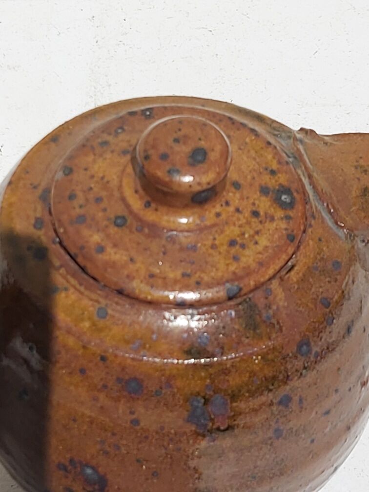 Teapot pyrity sandstone Gustave Tiffoche