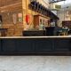 Large workshop cabinet with sliding doors