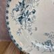 Set of 2 antique flat plates Terre de Fer – Hippolyte Boulenger & Cie – Roscoff model