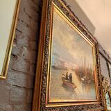 Painting by Fernand Weil "Seen on the port"
