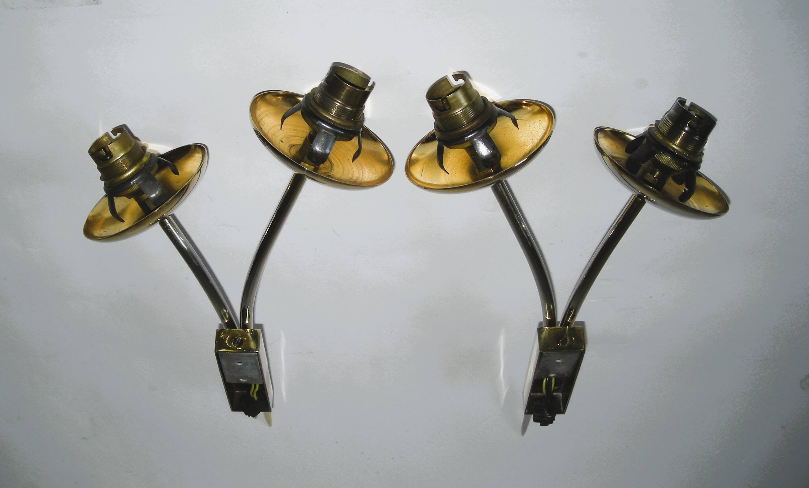 Pair of Lunel wall lights from the 1950s.