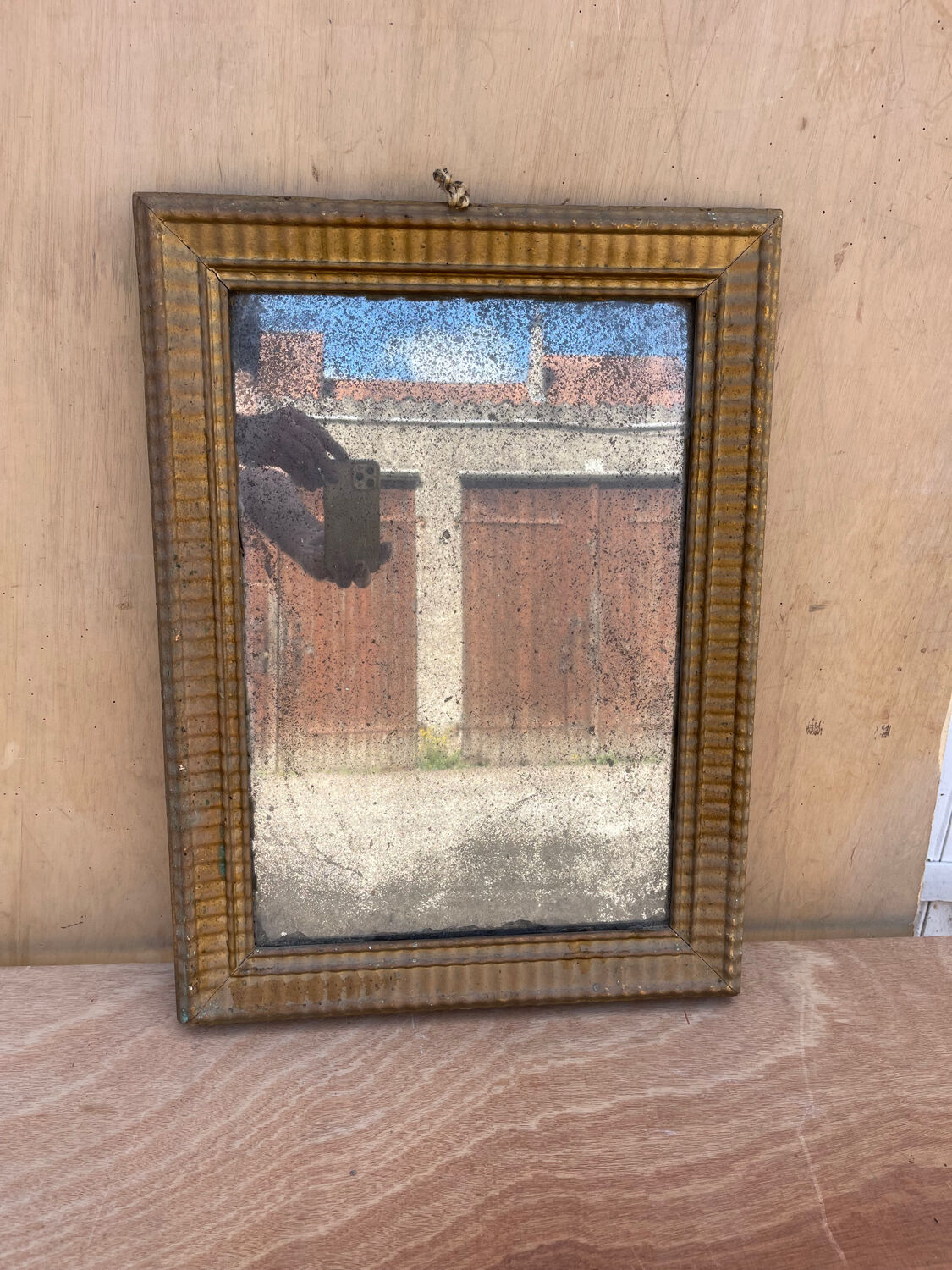 Mirror period louis XVI late eighteenth hau 60 x 44 cm