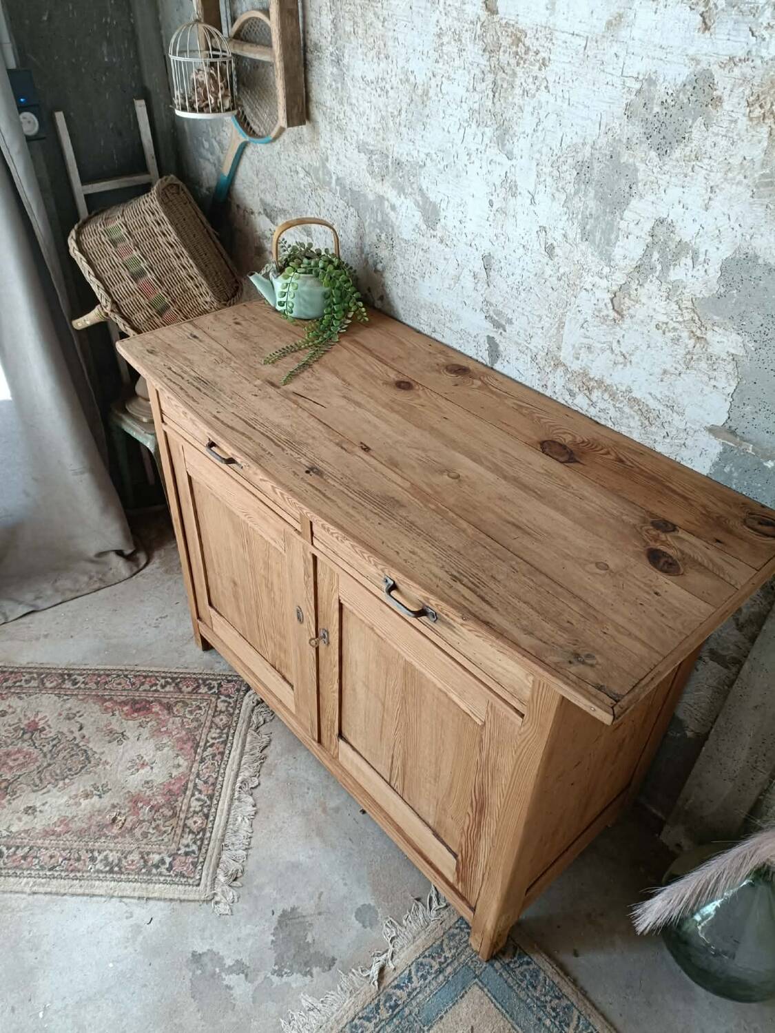 Wooden sideboard