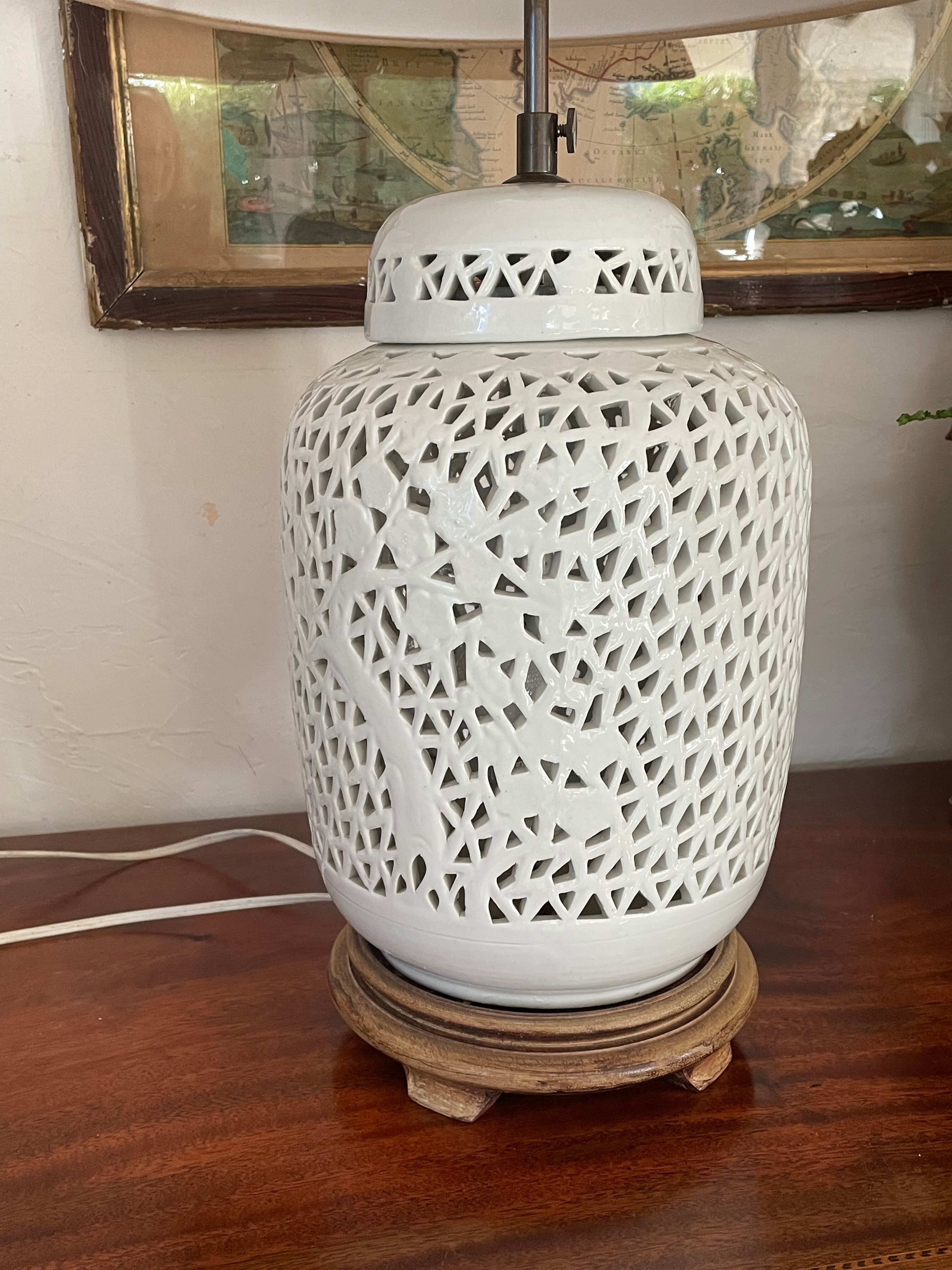 Vintage ceramic lamp