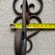 Wrought iron patère