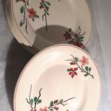 6 artisan dessert plates