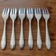 Silver plated dessert forks