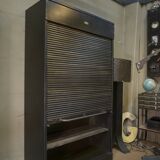 "Ronéo" 1950s Metal Shutter Filing Cabinet