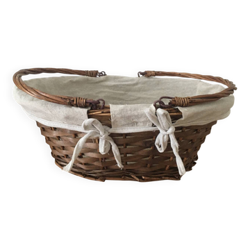 Panier vintage avec anses