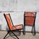 Paire Chaises pliantes scoubidou 1970's