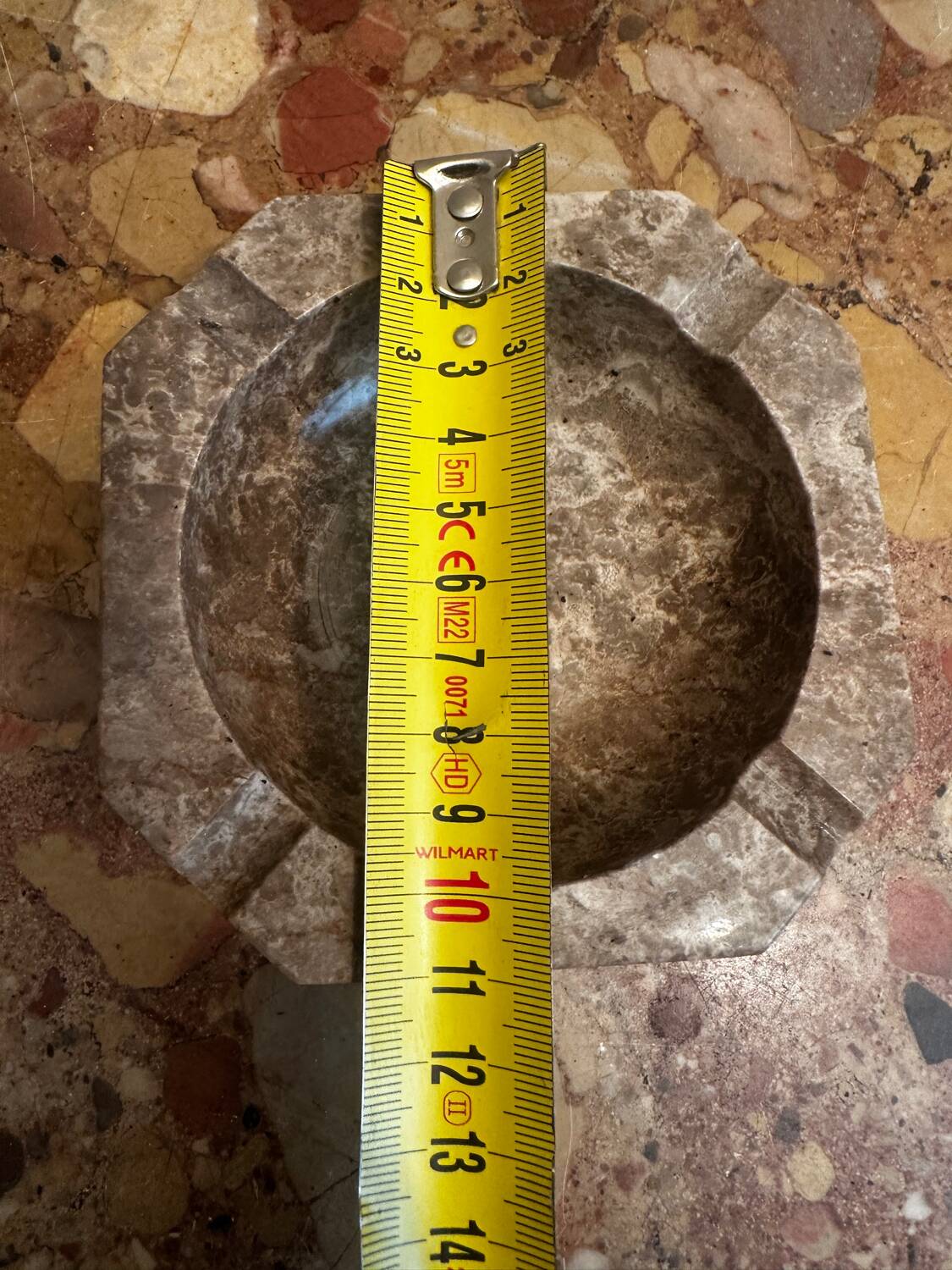 Ashtray, marble catch-all.