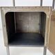 Vintage Industrial Brushed Steel Nightstands, 1920's