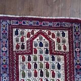 Handmade Afshar Persian Rug 138x112cm