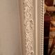 Louis Philippe style mirror in patinated stucco