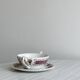 Myott Rialto Ironstone English porcelain two-handled cup.
