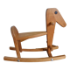 Wooden rocking horse