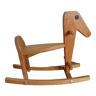 Wooden rocking horse