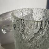 Eau à glace en verre du milieu du siècle